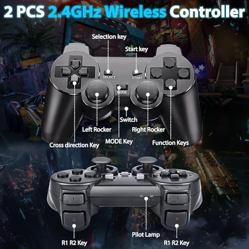 Retro Wireless Game Stick: 20,000+ Games & 4K HDMI