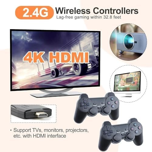 Ultimate Wireless Retro Game Console: 20,000+ Games!