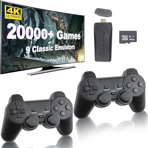 Ultimate Wireless Retro Game Console: 20,000+ Games!
