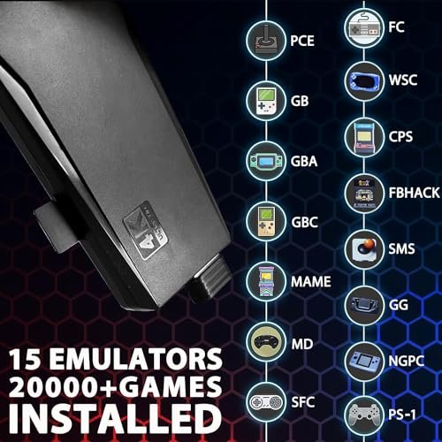 Wireless Retro Game Console: 20,000+ Games & 4K HDMI