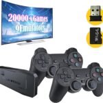 Wireless Retro Game Console: 21,600+ Games & Dual Controllers