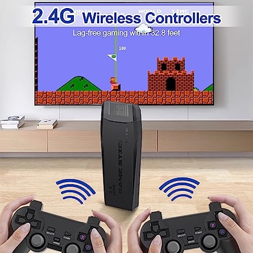 Wireless Retro Game Console: 25,000+ Classic Games & Controllers